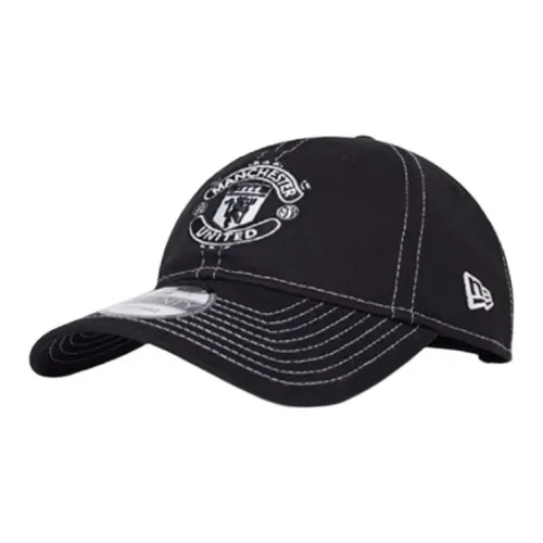 New Era Хлопковые Кепки Унисекс Черные