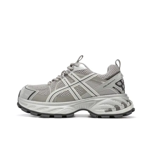 Jin Baichuan Легкий Низкий Топ Толстая Подошва Кроссовки Женские