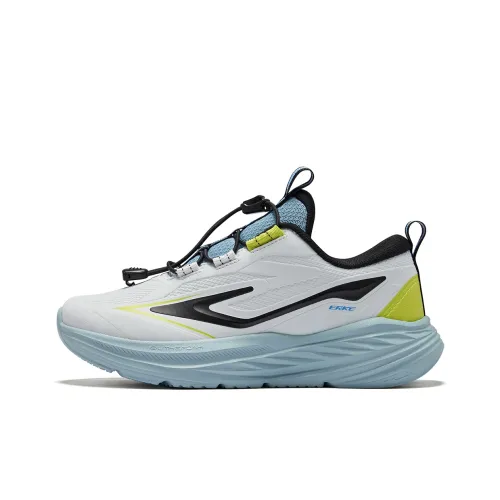 ERKE KIDS Беговые кроссовки Туманно-серый Глубокий черный ACID Оранжевый Зеленый Подростки