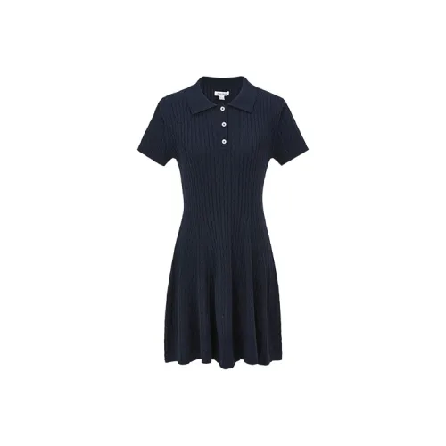 URBAN REVIVO Короткое платье с короткими рукавами женское