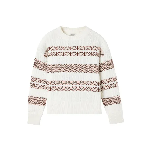 GANT 107 Теплый Island Бежевый Кофейный Женский Трикотаж