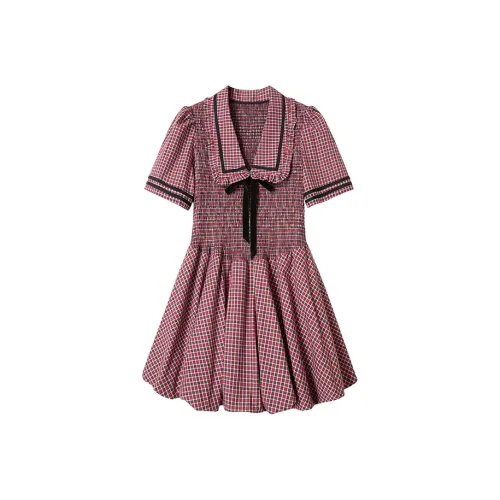 UENA Короткий рукав платье женское