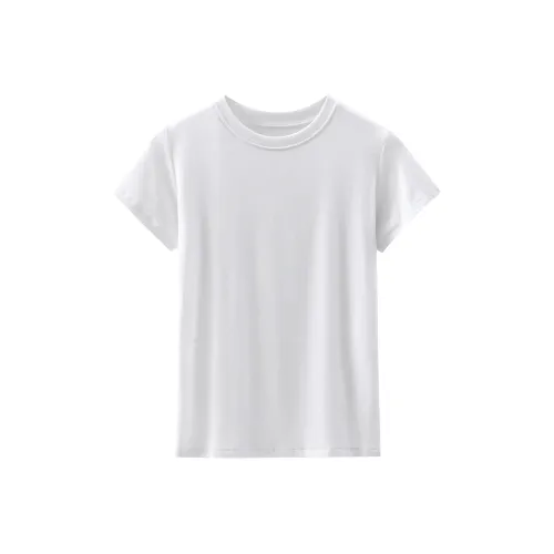 Puppytown Белый Женские T-рубашки