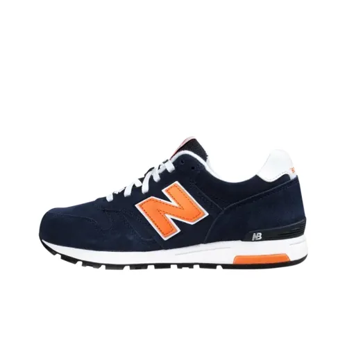 New Balance NB 565 Повседневные Беговые Кроссовки Мужские Синие Оранжевые
