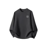[Round Neck Sweatshirt] Темно-серый (Текстурированный Готический Логотип на груди)