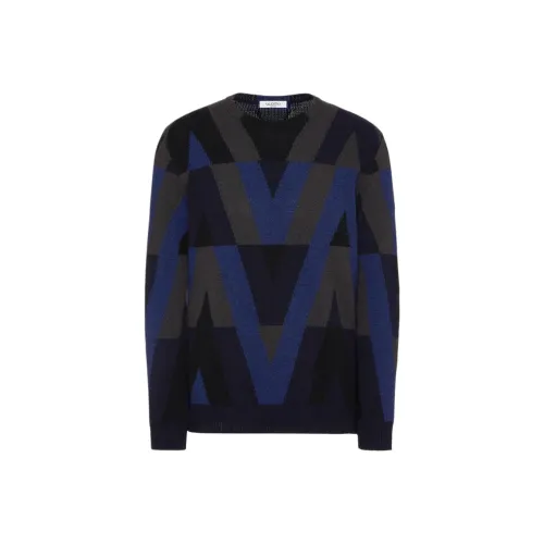 Valentino Черные Мужские Свитера