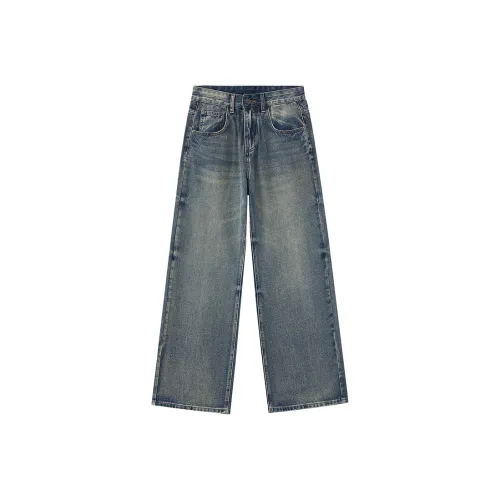 Stretch Cow Винтажный синий Мужские Джинсы