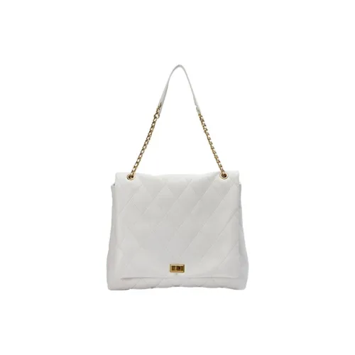 URBAN REVIVO Сумка через плечо из искусственной кожи среднего размера женская экрю черный