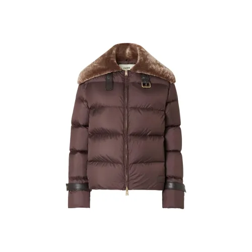 FENDI FW25 Хлопковый пуховик женский