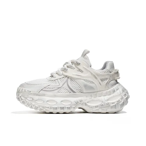 Magelly Износостойкий Дышащий Противоскользящий Низкий Топ Кроссовки с Толстой Подошвой Мужские