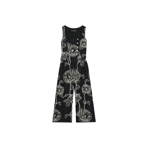 ZARA Черные Телесные Женские Комбинезоны