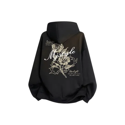 MJ STYLE С капюшоном Пуловер Толстовка Унисекс