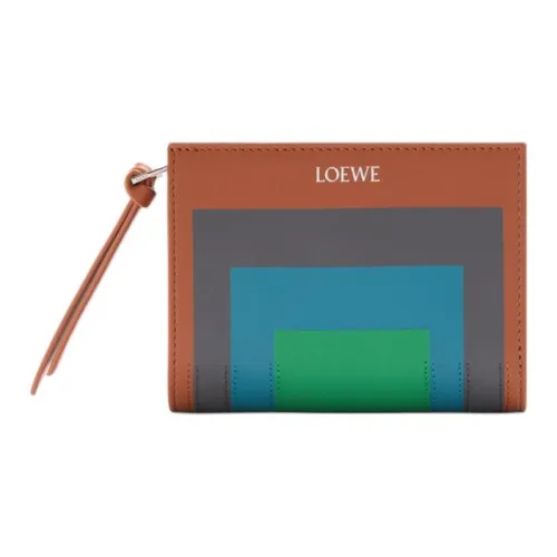 LOEWE Albers Коллаборация Телячья кожа Кошелек Женские Многоцветный