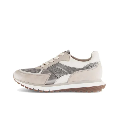 Gabor Comfort Low Топ Повседневная обувь Женская Бежевый Серебряный