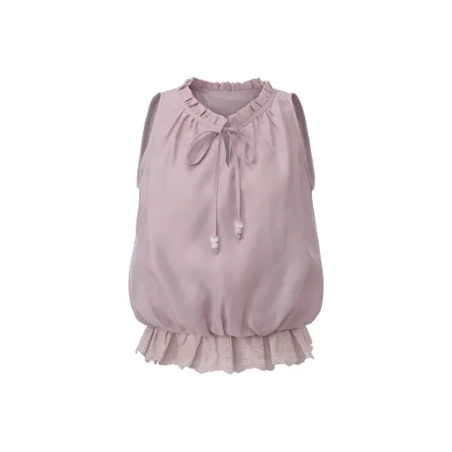 CHIWAWAMEME Светло-фиолетовые Женские Майки