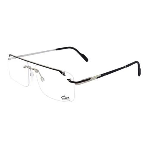 CAZAL Титан Авиатор Оправа для очков Унисекс Черный Серебряный