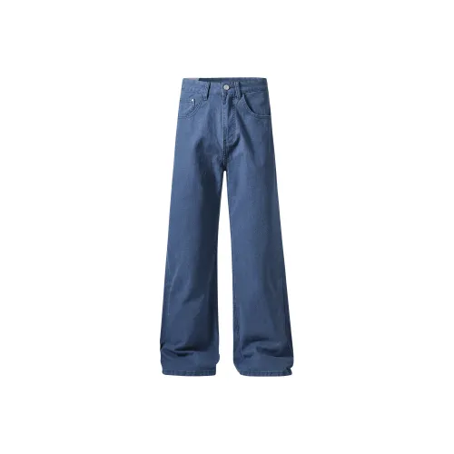 A3G4 French Work Blue Unisex Jeans A3G4 Французский Work Синий Унисекс Джинсы