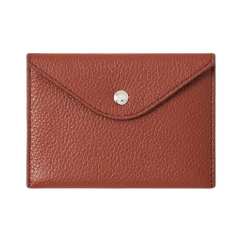 Lemaire Коровья кожа Держатель для карт Женский Коричневый