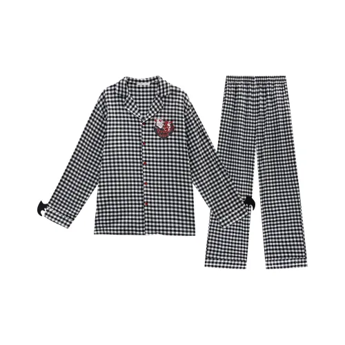 GUKOO Черный мужской комплект пижам