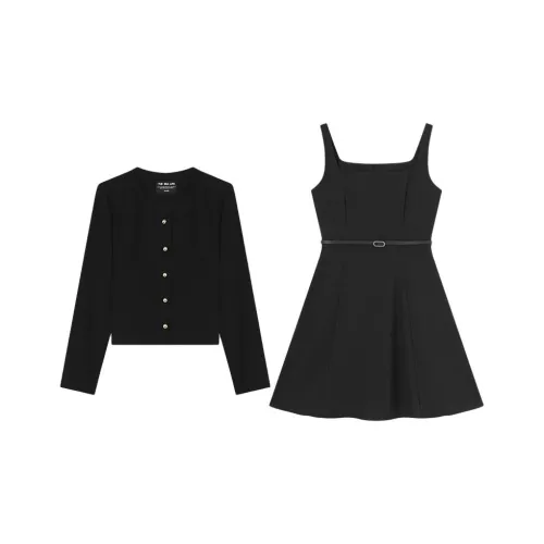 THE SEA LIFE Длинное платье с длинными рукавами женское