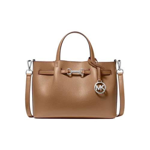 MICHAEL KORS Carson Коровья кожа Сумка через плечо Маленькая Женская Коричневая