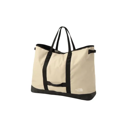 THE NORTH FACE Переработанный полиэстер Тоут Сумка Сумка для покупок Сумка на плечо Большая Унисекс Бежевая и Черная