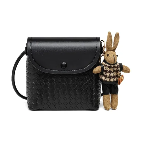 Crtnzo Kroez Сумка через плечо из коровьей кожи стандартная женская черная