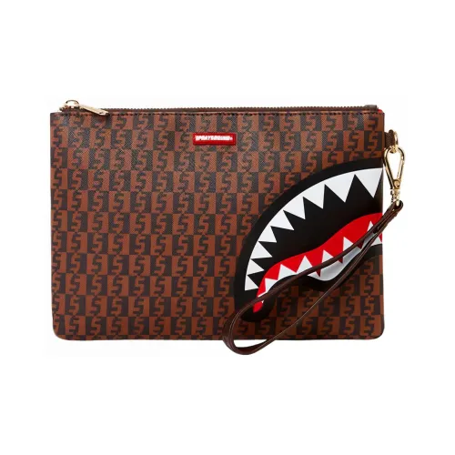 SPRAYGROUND Клатч из искусственной кожи мужской коричневый