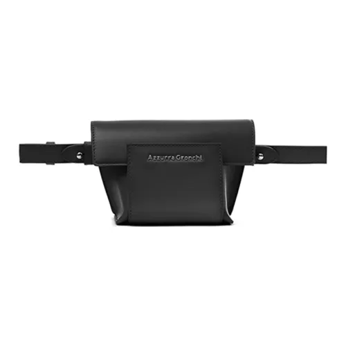 Azzurra Gronchi Коровья кожа Бананка Стандартная Женская Черная Коричневая