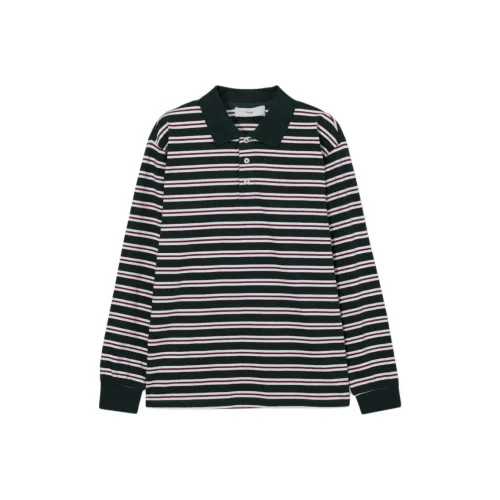 Dunst FW25 Унисекс Multi Stripe Collared T-Shirt T-Shirt Унисекс