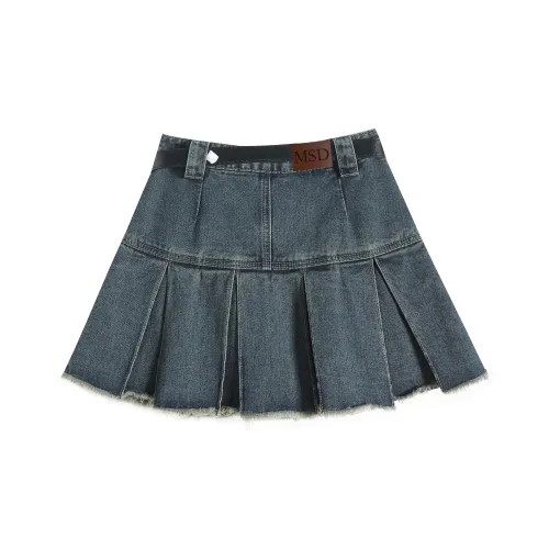 Розовые джинсовые короткие юбки для женщин