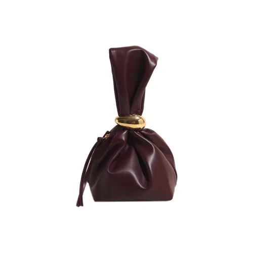 RKM ПУ (полиуретан) Сумка-ведро Сумка Стандартная Женская Кофейная Черная