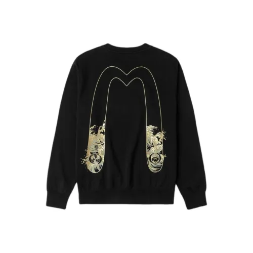 EVISU Черный Мужской Свитшот