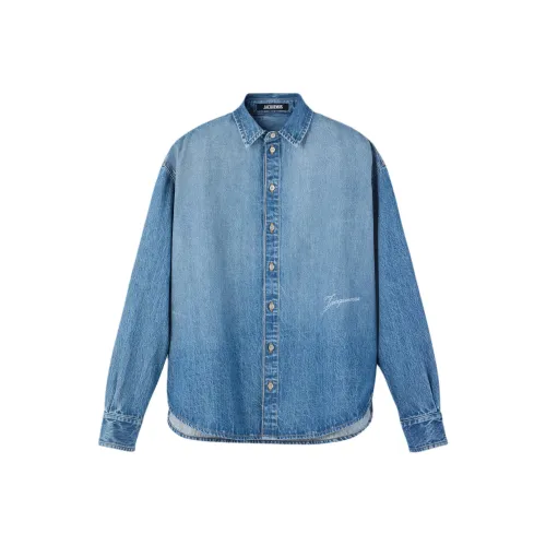 Jacquemus FW25 Straight Denim Shirt Men's