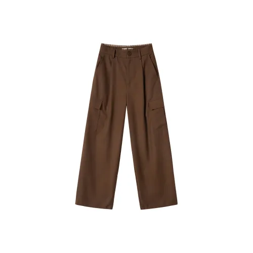 XIANGYING Кофе Женские Карго Брюки