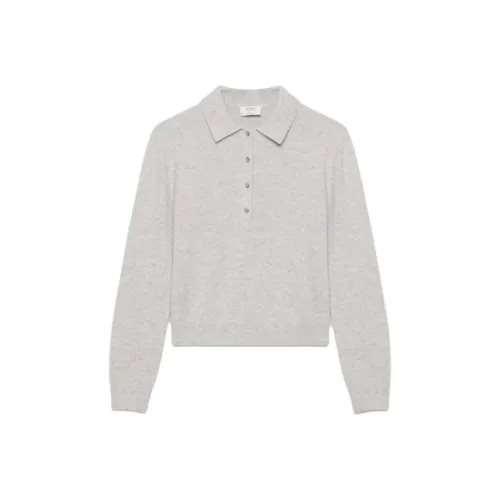 ARITZIA FW25 Bare кашемир POLO длинный рукав кашемир свитер женский