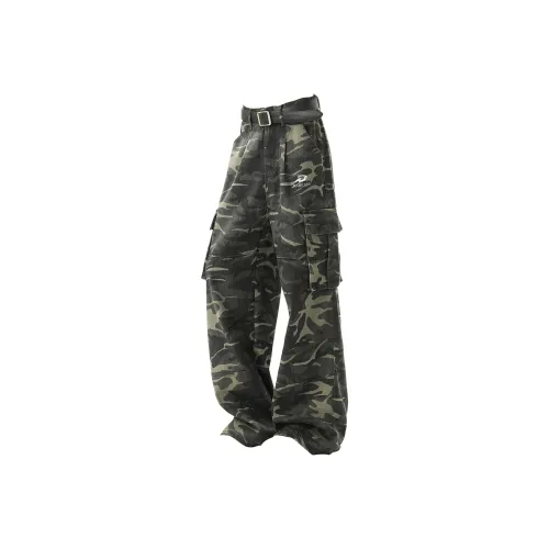 DAREASY Армия Зеленый Унисекс Джинсы