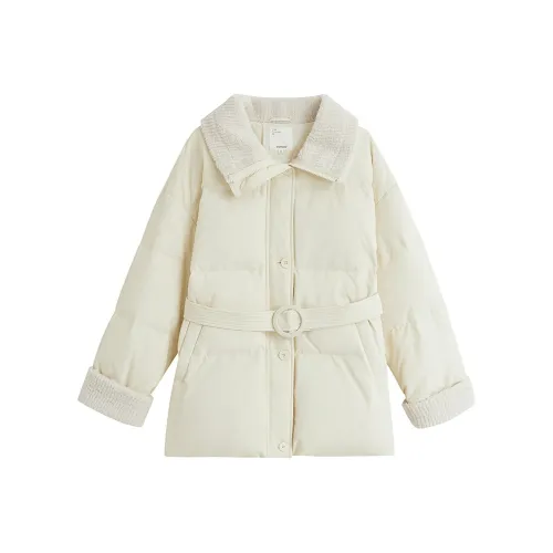 Inman Толстый And not Bulky Маленький TREASURE Похудение Зимний Доступный Fashion ATMOSPHERE Пуховая куртка Женские