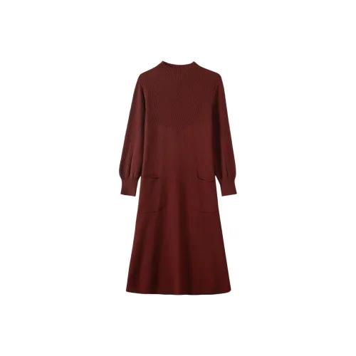 TUCANO Длинное платье с длинными рукавами женское