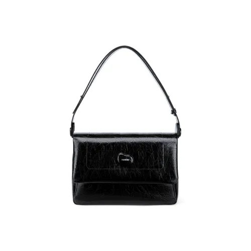 NEELEY Сумка через плечо из коровьей кожи разделенная кожа стандартная женская вишнево-красный элегантный черный