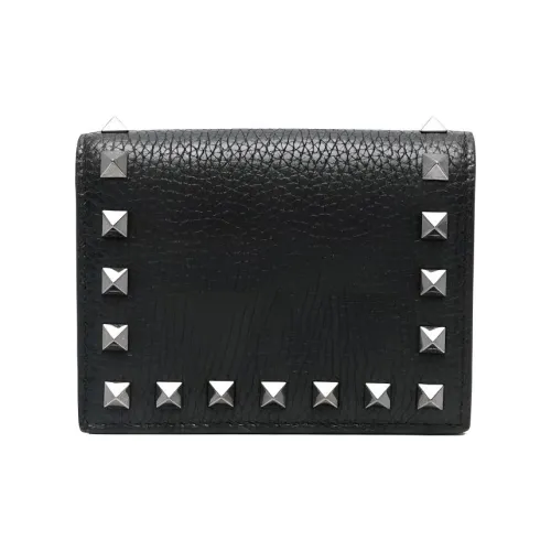 Valentino Кожа Кошелек Женские Черный
