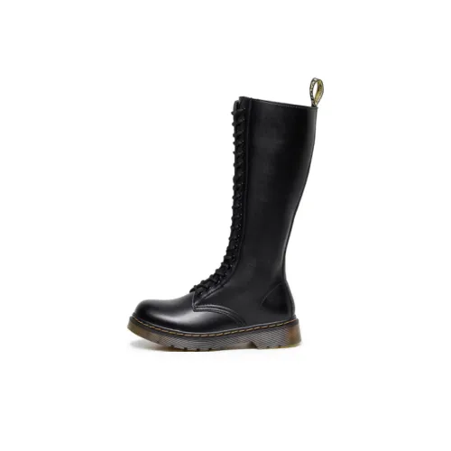 Питер Пэн Детские кожаные сапоги High Top 9001 Черный Школьный возраст