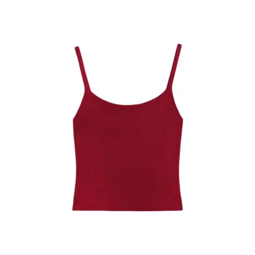 Motel Rocks Ziva KNIT Cami Топ-жилет в бургунди женские
