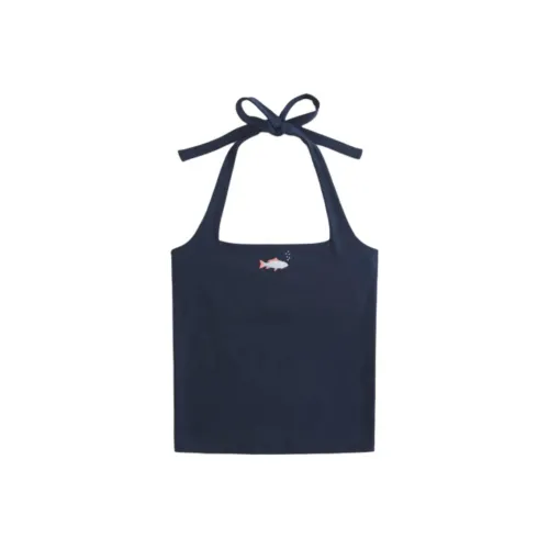 Hollister Морской Синий Женский Топ