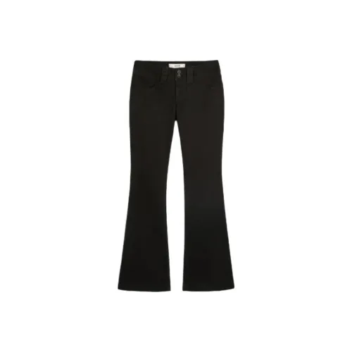 Hollister Черные Женские Повседневные Штаны