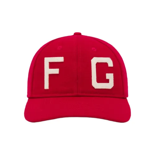 Fear Of God x New Era Шерстяные Кепки Унисекс Красный