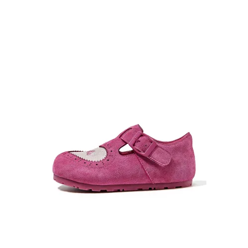 Барби Низкий Топ Детская Кожаная Обувь Барби Розовый Для Детей Возраст 3-7 Лет