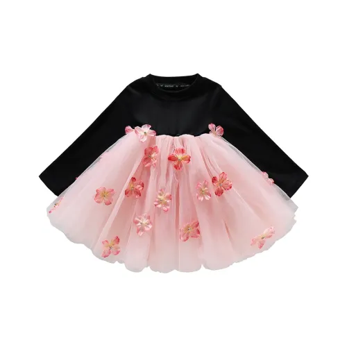 SUPEREDGE Черные Платья для девочек