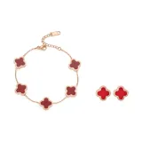 Четырехлистный клевер, одежда, наборы (красный)