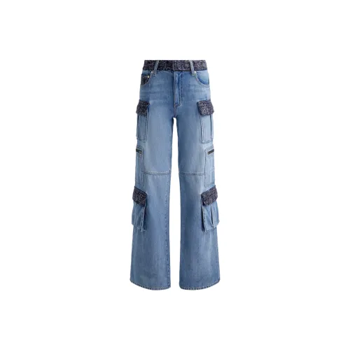 ALICE+OLIVIA Светло-синие женские джинсы